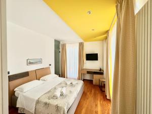 Cama ou camas em um quarto em La Gaetana