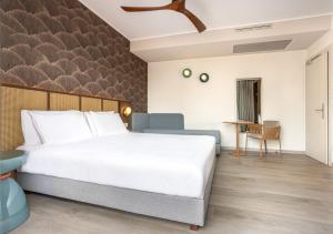 Postel nebo postele na pokoji v ubytování Hotel Diana