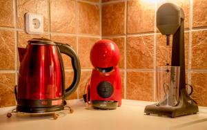 Coffee and tea making facilities at La luna house