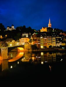 Nespecifikovaný výhled na destinaci Laufenburg nebo výhled na město při pohledu z apartmánu