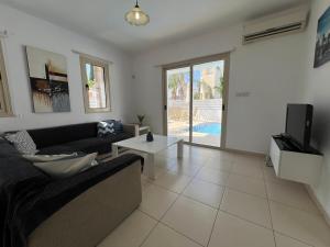 TV a/nebo společenská místnost v ubytování Palm Tree Villas