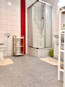 Koupelna v ubytování Kobra Room für 4 Personen