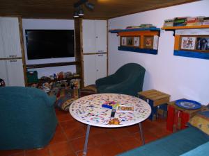 Area soggiorno di Chalupa Modré Nebe