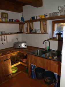 Cucina o angolo cottura di Chalupa Modré Nebe