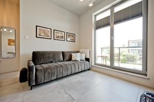 Część wypoczynkowa w obiekcie Wygodny apartament w Pucku