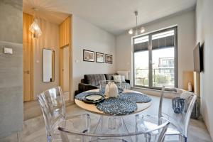 Część wypoczynkowa w obiekcie Wygodny apartament w Pucku