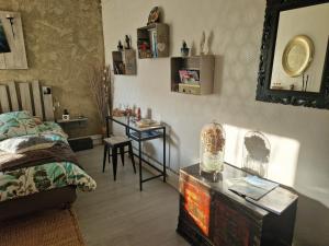 Postel nebo postele na pokoji v ubytování Bienvenue Chez Nous