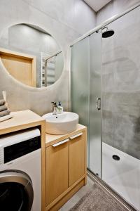 Łazienka w obiekcie Wygodny apartament w Pucku