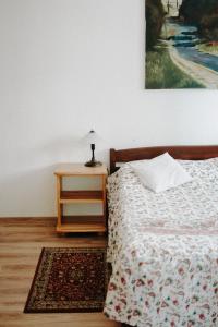 Posteľ alebo postele v izbe v ubytovaní Folwark Stara Kuźnia