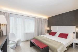 Krevet ili kreveti u jedinici u okviru objekta Adhhoc Hotel