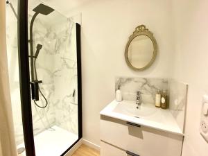 Koupelna v ubytování Appartement cosy