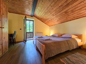 Postel nebo postele na pokoji v ubytování Apartma Maln