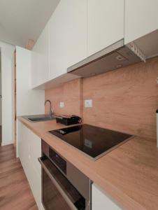 Η κουζίνα ή μικρή κουζίνα στο Himara seaside apartment