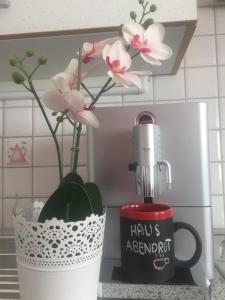 Принадлежности для чая и кофе в Haus Abendrot