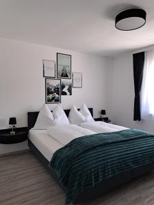 Postel nebo postele na pokoji v ubytování Ferienwohnung Kapar