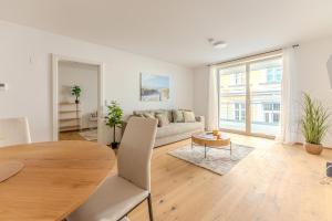 Χώρος καθιστικού στο Krems Deluxe Apartments - Newly built