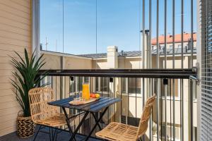 En balkon eller terrasse på Borg Loft City Central