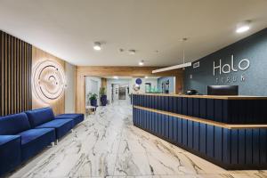 Posezení v ubytování Hotel Halo Toruń