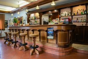 Lounge nebo bar v ubytování Hotel Comtes De Challant Albergo Etico Valle d'Aosta