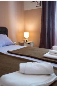 Postel nebo postele na pokoji v ubytování Perast apartman "Mika"