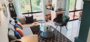 Χώρος καθιστικού στο Villa charmosa V2 junto à praia e à Marina de Vilamoura