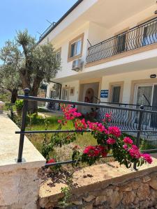 Balkón nebo terasa v ubytování Likya Apart Kaş