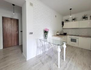 Kuchyňa alebo kuchynka v ubytovaní Warsaw Concierge Opera Apartment
