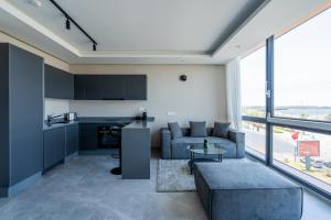 Atlantic View Appart'Hotel的厨房或小厨房