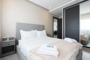 Atlantic View Appart'Hotel客房内的一张或多张床位