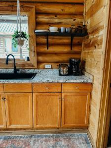 Kuchyň nebo kuchyňský kout v ubytování Cozy Cabins - Alaskan Getaways