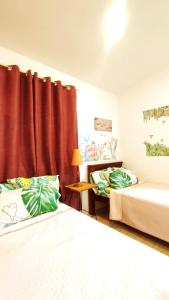 Katil atau katil-katil dalam bilik di Olango Transient Home,with WIFI &Netfix