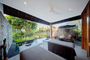 Posezení v ubytování Kaamala Luxury Resort & Spa Ubud by Ini Vie Hospitality