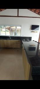 Η κουζίνα ή μικρή κουζίνα στο Chácara Festeja - Casa de Campo