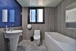 Koupelna v ubytování Hotel Danube Seomyeon