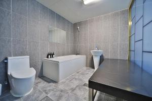 Koupelna v ubytování Hotel Danube Seomyeon