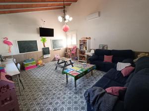 Posezení v ubytování Alojamiento Rural Marien