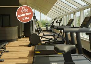 Fitness centrum a/nebo fitness zařízení v ubytování co56 Hotel Chemnitz