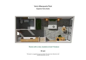 Floor plan ng Veriu Macquarie Park