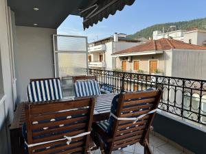 Balkón nebo terasa v ubytování Top Line & Modern Apartments in Ioannina