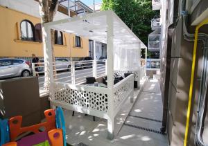 Balkón nebo terasa v ubytování chiAma Hotel