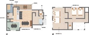 Pelan lantai bagi Suite Villa Ocean View Atami Shizenkyo