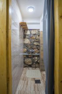 Koupelna v ubytování Maple bungalows