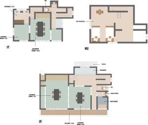 Pelan lantai bagi Suite Villa Ocean View Atami Shizenrou - Japanese style