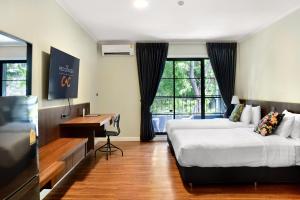 Katil atau katil-katil dalam bilik di The Residences at C&C