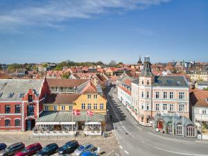 Nespecifikovaný výhled na destinaci Svendborg nebo výhled na město při pohledu z hotelu