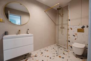 Koupelna v ubytování Boulevard Boutique B&B + 53 fotografií