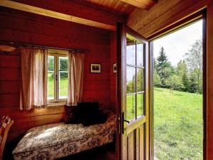 Postel nebo postele na pokoji v ubytování Chalet Sluneční vršek by Interhome