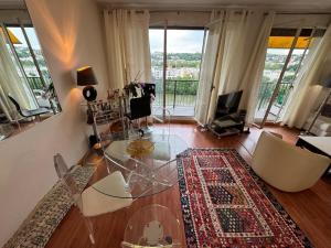 Posezení v ubytování Appartement Le Boulogne