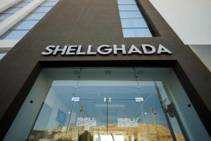 a shilleladesh sign on top of a building at Shellghada Blue Beach in Hurghada