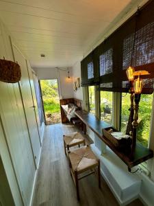Krusmølle Glamping的休息区